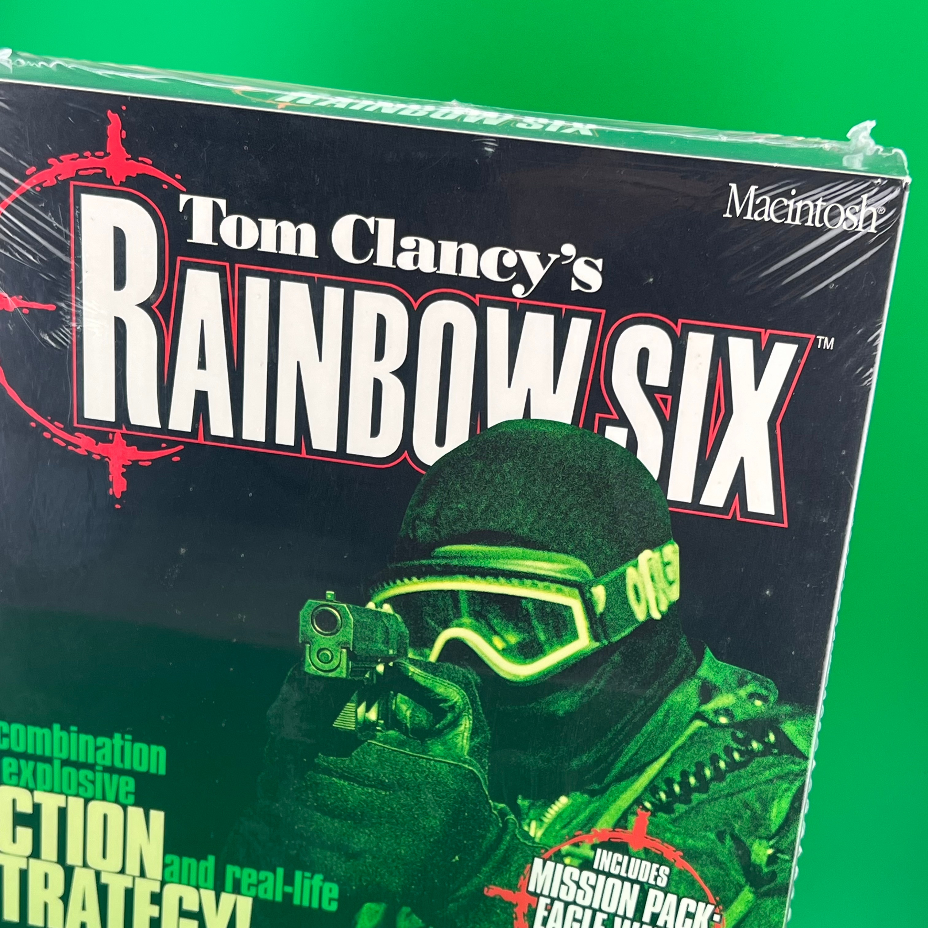 🎮​🖥️ ​Tom Clancy’s Rainbow Six (1999) — Macintosh · MacSoft (Big box EUR)
