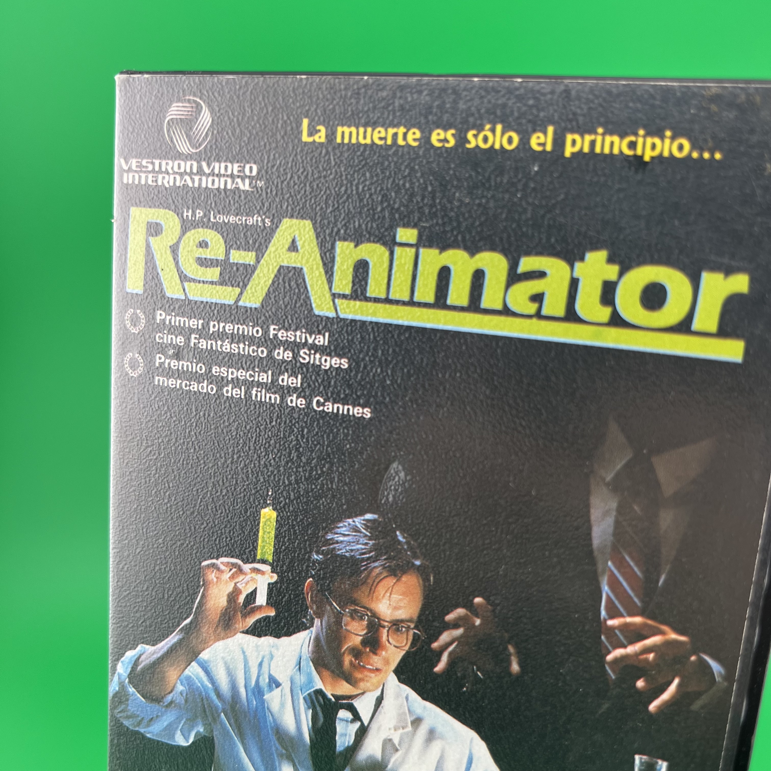 🎬📼 Re-animator (1985) — Edición VHS Videoclub (ESP 1986)
