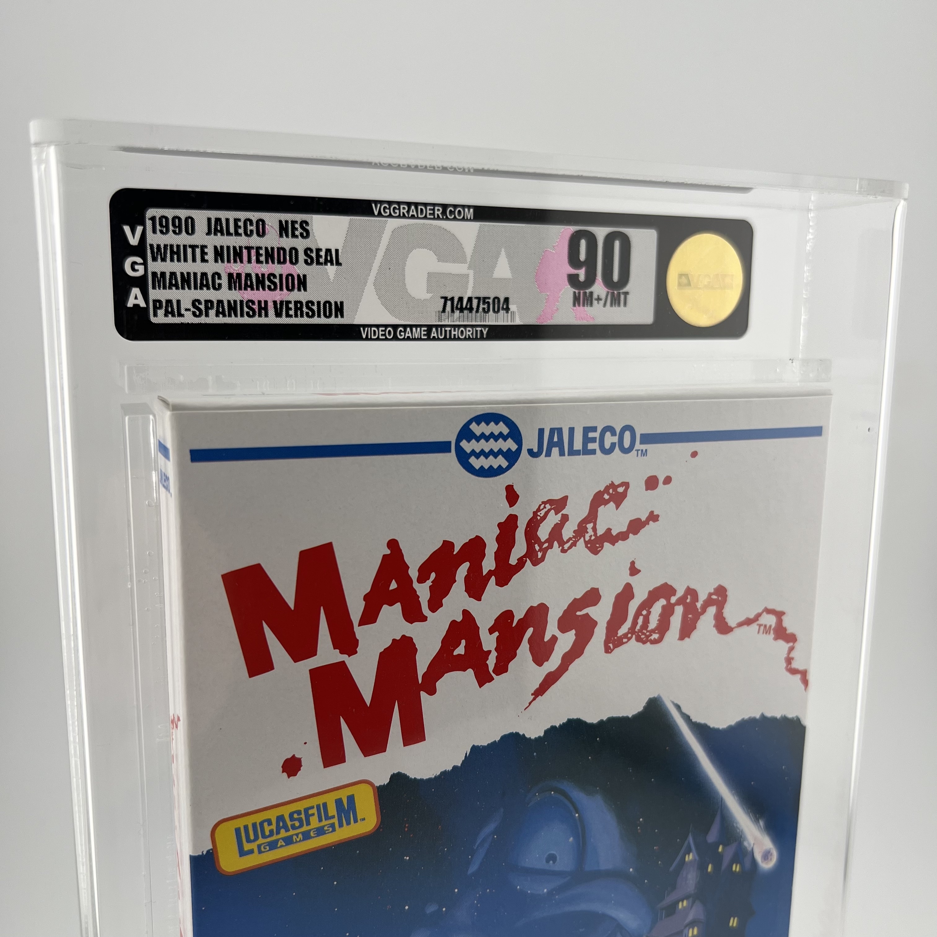 ​​​​​​🎮​📺​ Maniac Mansion (1990) — Nintendo NES — Jaleco · Lucasfilm Games (PAL ESP graduado por VGA)
