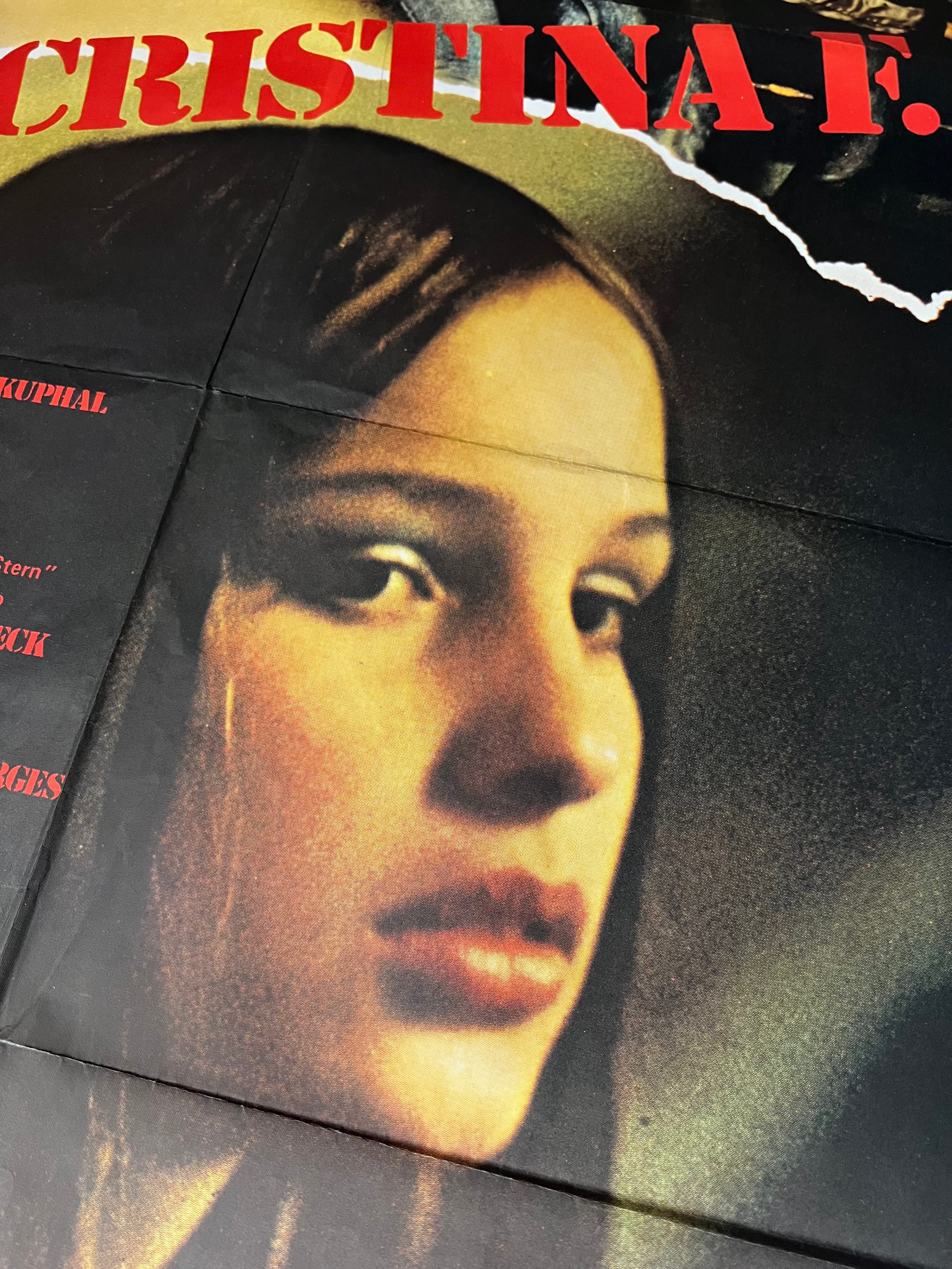 ​​🖼️​🎥​ Yo, Cristina F. (Christiane F., 1981) — Cartel de cine (ESP 1981)