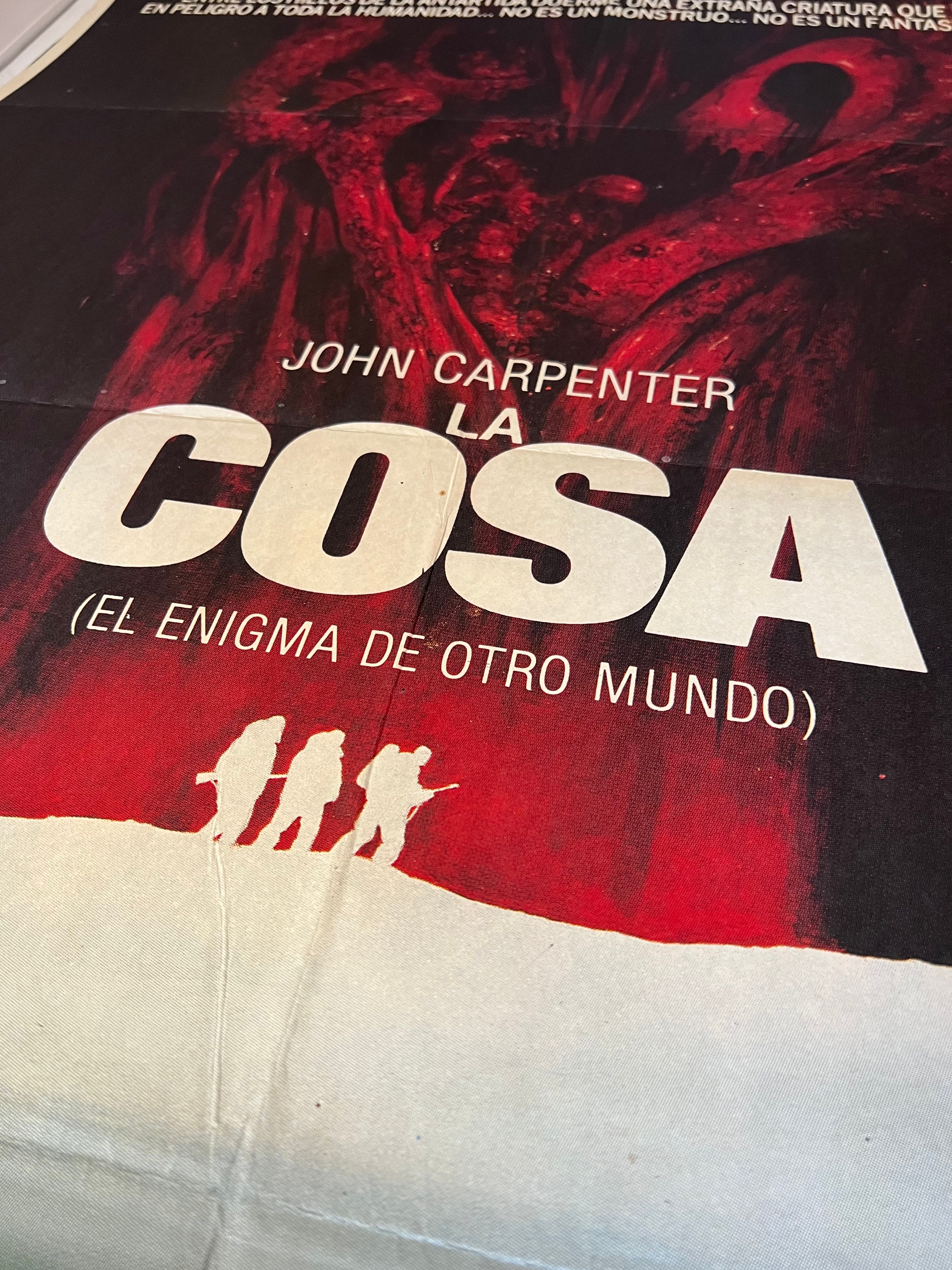 🖼️🎥 La Cosa (El enigma de otro mundo) (The Thing, 1982) — Cartel de cine (ESP 1982)
